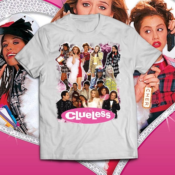 Vintage Style Clueless 90s Movie Tee - Picture 1 of 2